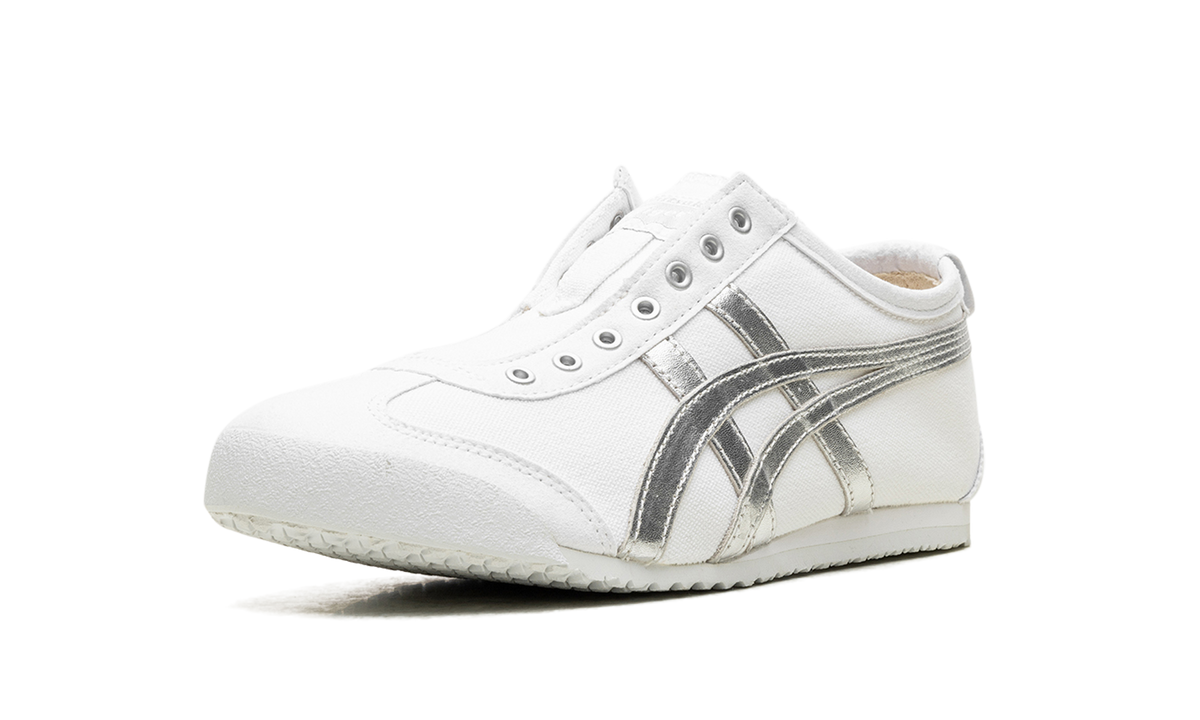 Onitsuka-tiger|mexico-66-slip-on-white-pure-silver-132384