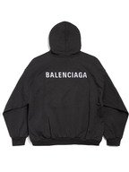 Balenciaga New Balenciaga Back Hoodie Medium Fit in Black