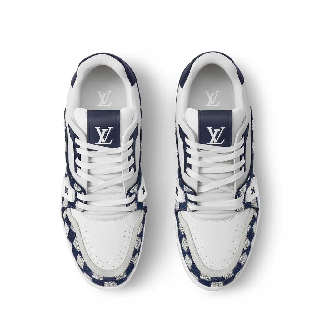 Louis Vuitton Trainer Sneaker Damier Moka Blue