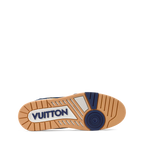 Louis Vuitton Denim & Calf Leather Blue Trainer Sneakers