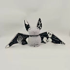 Halloween Glow-in-the-Dark Skeleton Bat Plush Toy