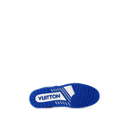 Louis Vuitton LV Trainer Sneaker Denim Monogram Blue Diamond
