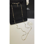 18K  Chanel 24B Flowers Long Necklace