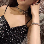 18K  Chanel Blue Resin Necklace