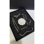 18K  Chanel 24B Flowers Long Necklace