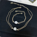 18K  Chanel Chain Choker Necklace