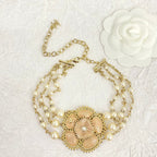 18K  Chanel Camellia Choker Necklace