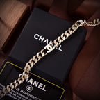 18K  Chanel Crystals Choker Necklace