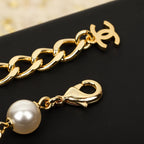 18K  Chanel Black Pearls Necklace