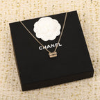 18K  Chanel Bag Pendant Necklace