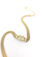 18K  Chanel Chain Choker Necklace