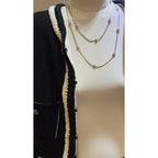 18K  Chanel 24B Flowers Long Necklace