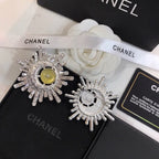 18K  Chanel Crystal Brooch