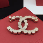 18K  Chanel Color Crystals Brooch
