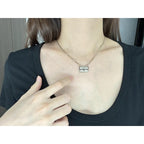 18K  Chanel Bag Pendant Necklace