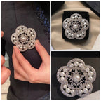 18K  Chanel Camellia Pearls Brooch