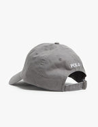 Cotton Chino Baseball Cap - Perfect Grey/White