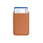 Vegan-Leather Magnetic Wallet Stand
