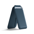 Vegan-Leather Magnetic Wallet Stand