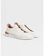 Triple Stitch Sneakers | Off White Deerskin